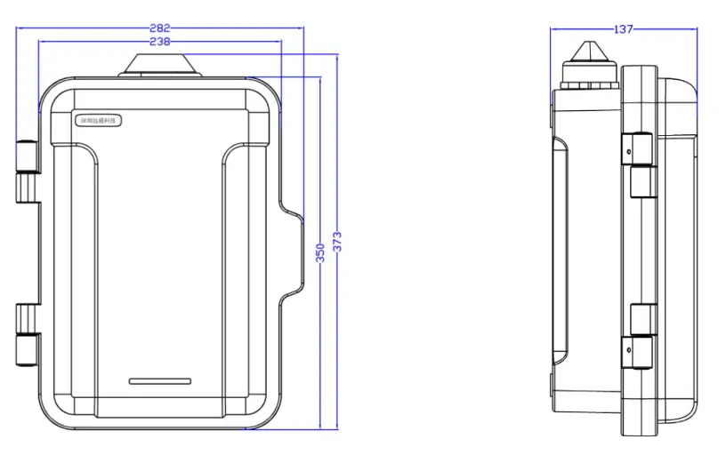 YTEX301-CB-AL Dimensions