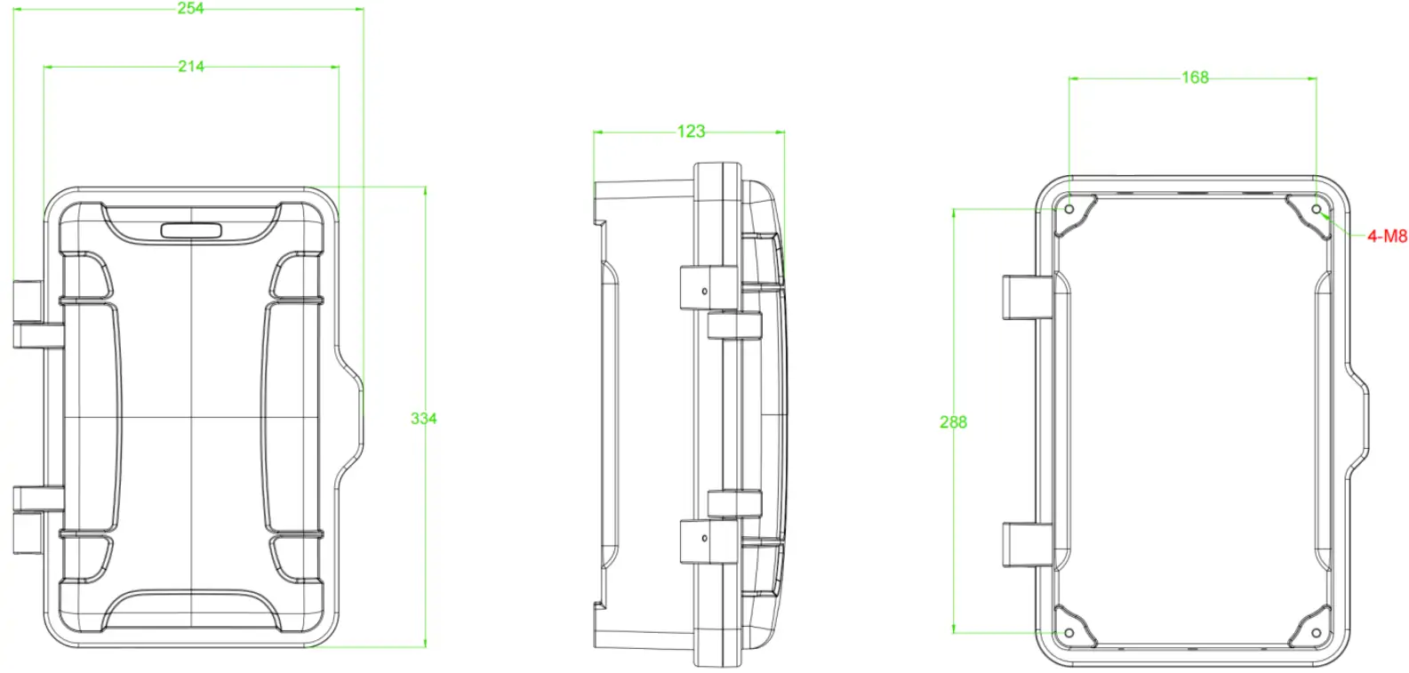 YT202-SC-SIP Dimensions